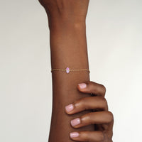 Emily P. Wheeler 18K Yellow Gold Pink Sapphire Tilly Bracelet