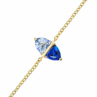 Emily P. Wheeler 18K Yellow Gold Blue Sapphire Tilly Bracelet