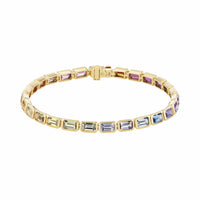 Emily P. Wheeler 18K Yellow Gold Ombre Sapphire Bracelet