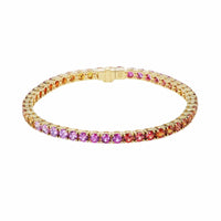 Emily P. Wheeler 18K Yellow Gold Ombre Sapphire Tennis Bracelet