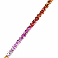 Emily P. Wheeler 18K Yellow Gold Ombre Sapphire Tennis Bracelet