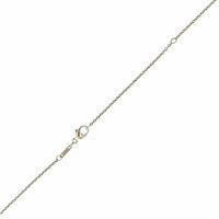 Platinum Blue Sapphire and Diamonds By The Yard Necklace