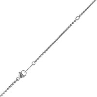 Platinum Blue Sapphire and Diamonds By The Yard Necklace