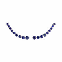 Anita Ko 18K White Gold Blue Sapphire Floating Earrings