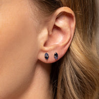 Emily P. Wheeler 18K White Gold Blue Sapphire Tilly Stud Earrings