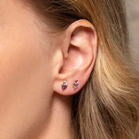 Emily P. Wheeler 18K Yellow Gold Pink Sapphire Tilly Stud Earrings