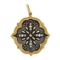 Sterling Silver & 18K Yellow Gold Multi Clover Charm