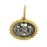 Sterling Silver & 18K Yellow Gold Dog Bone Charm