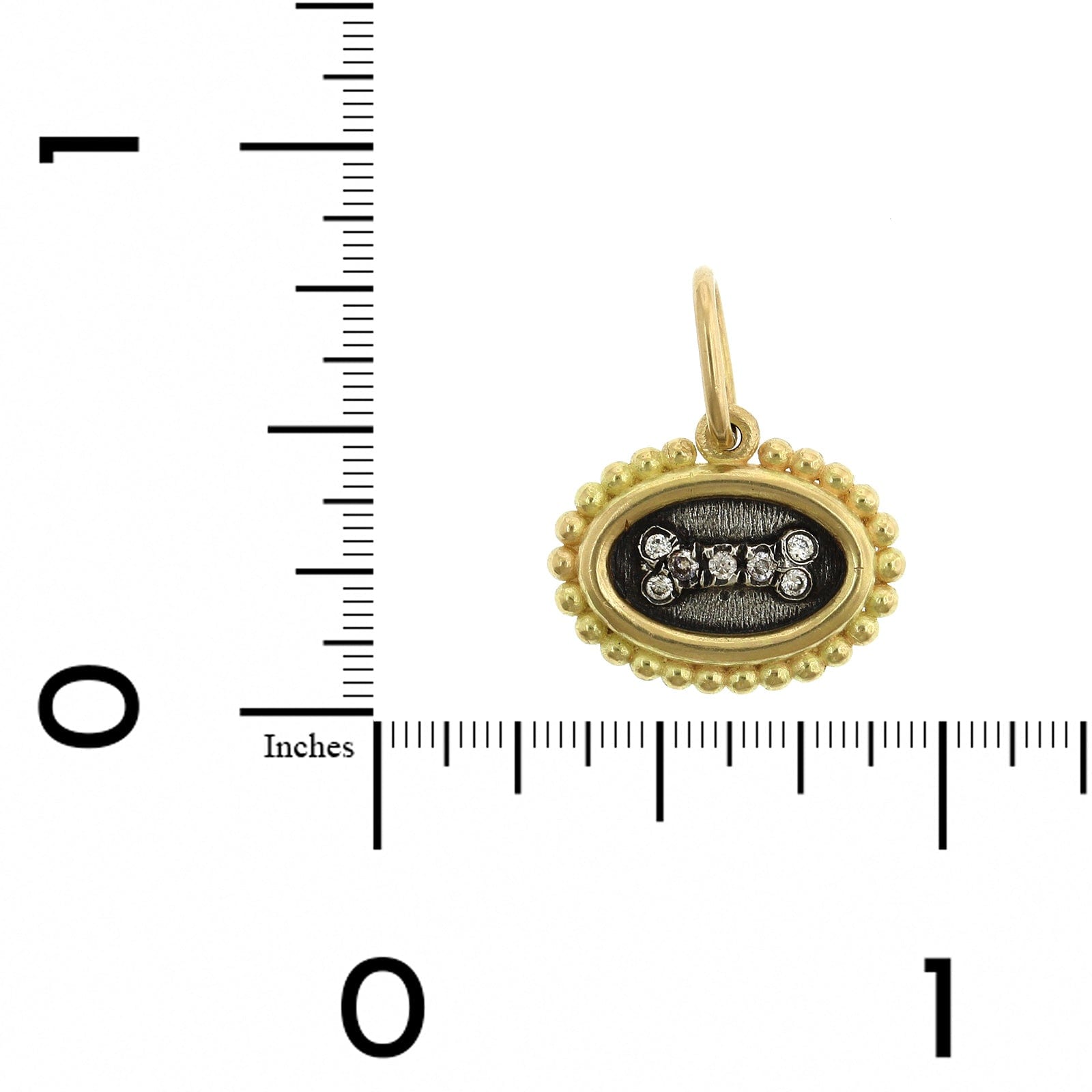 Sterling Silver & 18K Yellow Gold Dog Bone Charm