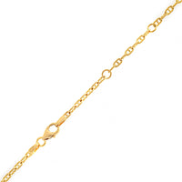 Julia Chafe 18K Yellow Gold Rainbow Colored Sapphire Necklace