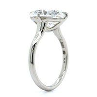 Platinum Oval Cut Diamond Engagement Ring