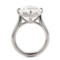 Platinum Oval Cut Diamond Engagement Ring