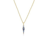 Sorellina 18K Yellow Gold Totem Sapphire Necklace