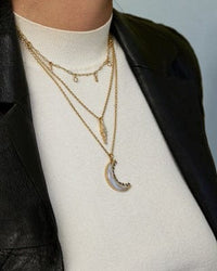 Sorellina 18K Yellow Gold Totem Sapphire Necklace