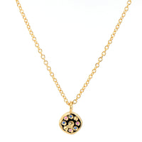 Adel Chefridi 18K Yellow Gold Multi Sapphire Star Pendant Necklace