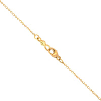 Adel Chefridi 18K Yellow Gold Pink Sapphire Pillow Charm Pendant