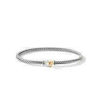 Cable Collectibles Heart Bracelet with Gold