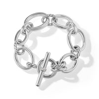 DY Mercer Bracelet in Sterling Silver with Pavé Diamonds