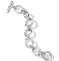 DY Mercer™ Bracelet in Sterling Silver with Pavé Diamonds