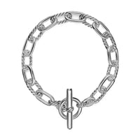 DY Madison® Toggle Chain Bracelet Sterling Silver, 8.5mm