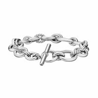 DY Mercer® Chain Bracelet Sterling Silver with Diamonds, 8mm