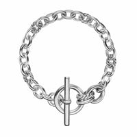 DY Mercer® Toggle Chain Bracelet Sterling Silver with Diamonds, 8mm