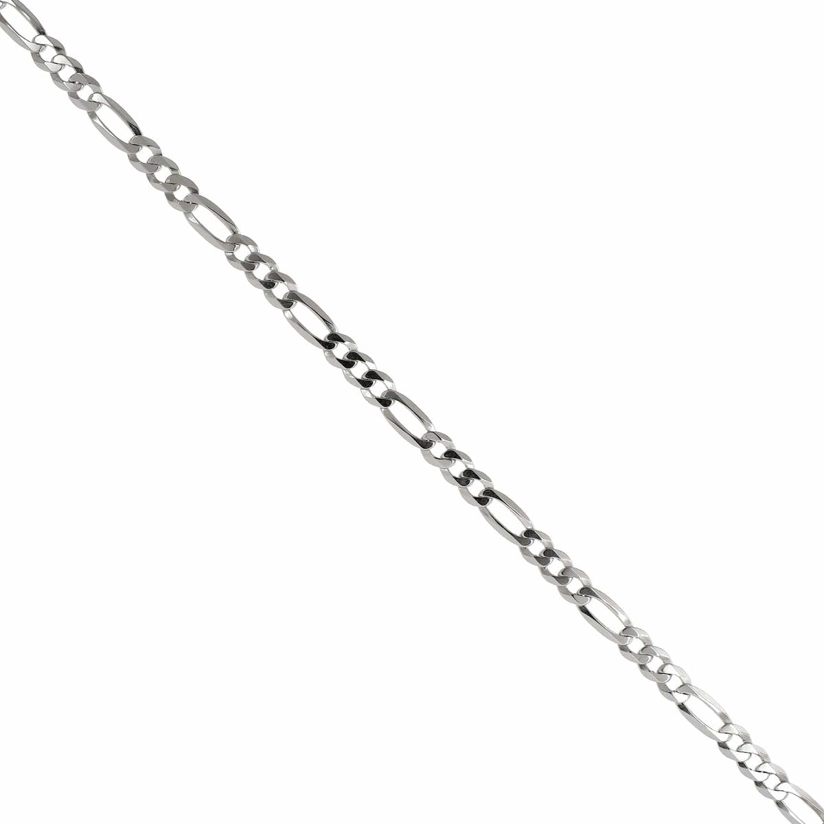 Sterling Silver Figaro Chain Link Bracelet