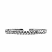 Sculpted Cable Flex Bracelet Sterling Silver, 5mm