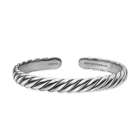 Sculpted Cable Flex Bracelet Sterling Silver, 7.5mm