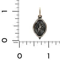 Sterling Silver Small Ornate Lion Crest Charm