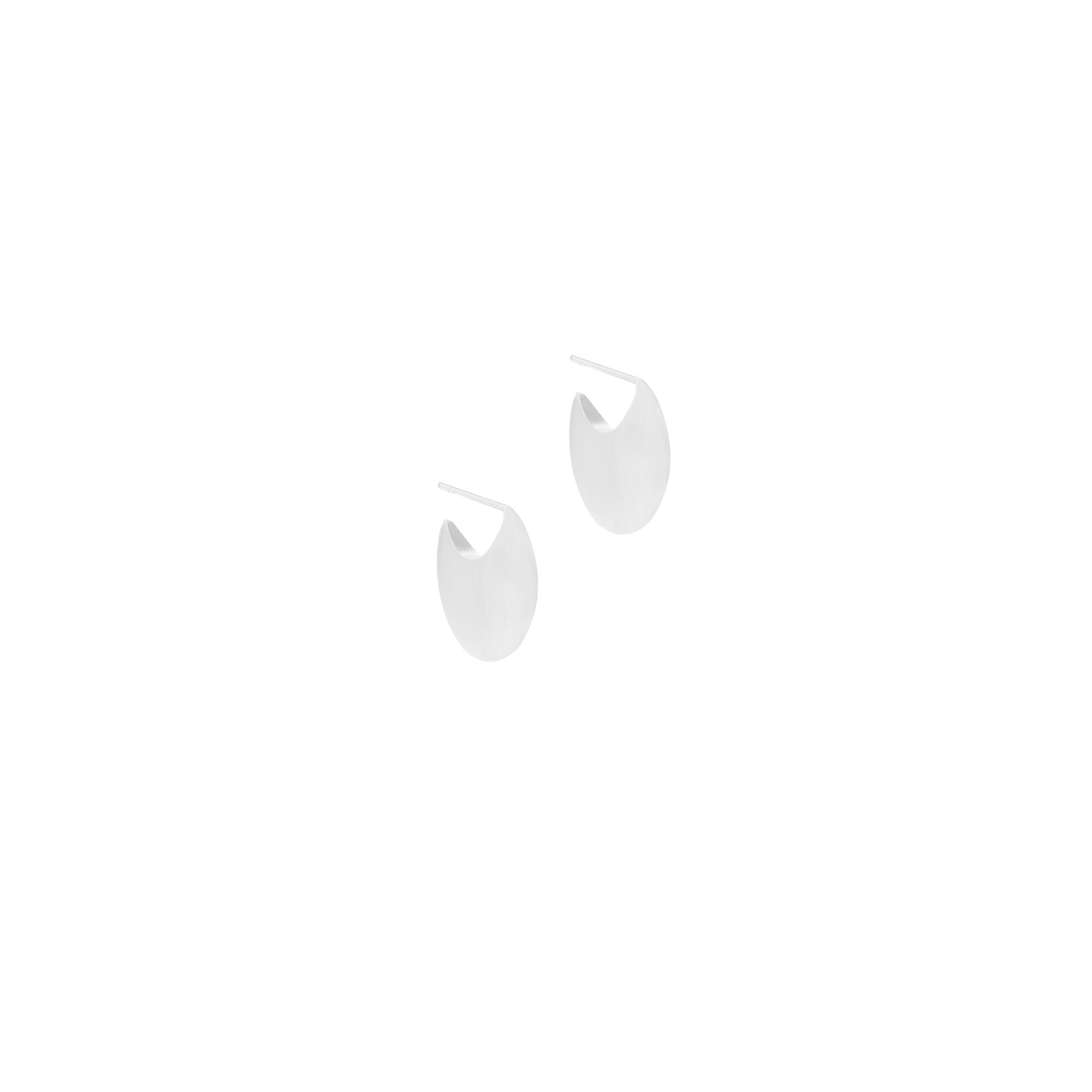 Sterling Silver Large Lua Hoops