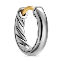 DY Mercer® Huggie Hoop Earrings Sterling Silver, 12mm