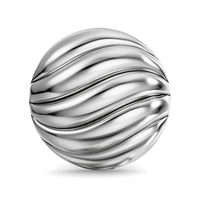 Sculpted Cable Stud Earrings Sterling Silver, 9mm