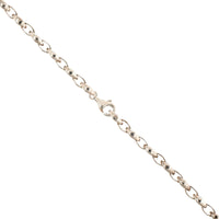 Sterling Silver Tapered Rolo Chain Necklace