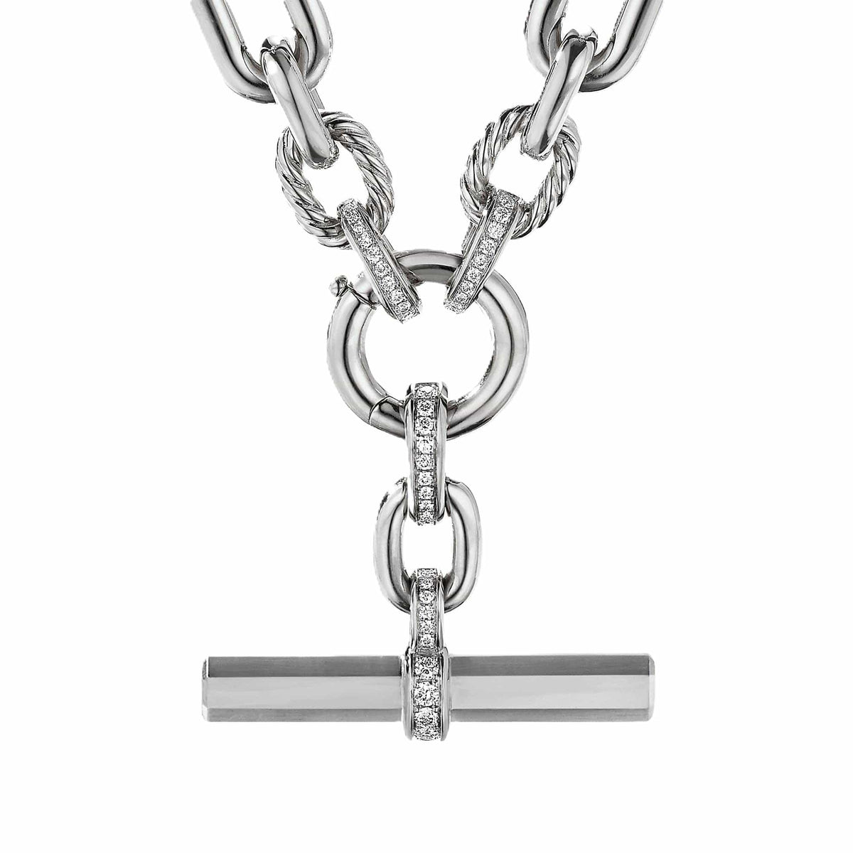 Lexington Chain Necklace with Diamonds