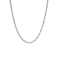 DY Madison® Chain Necklace in Sterling Silver with 18K Yellow Gold