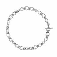 DY Mercer® Chain Necklace Sterling Silver with Diamonds, 8mm