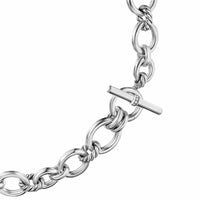 DY Mercer® Chain Necklace Sterling Silver with Diamonds, 8mm