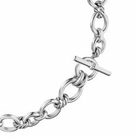 DY Mercer® Chain Necklace Sterling Silver with Diamonds, 8mm