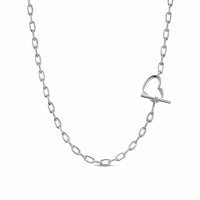 DY Madison® Heart Toggle Chain Necklace Sterling Silver, 3mm