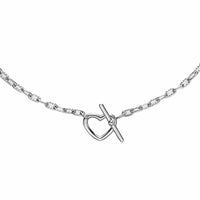 DY Madison® Heart Toggle Chain Necklace Sterling Silver, 3mm