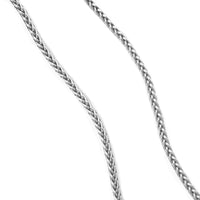 Wheat Chain Necklace Sterling Silver, 2.5mm