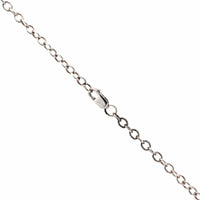 Sterling Silver Open Pendant Necklace
