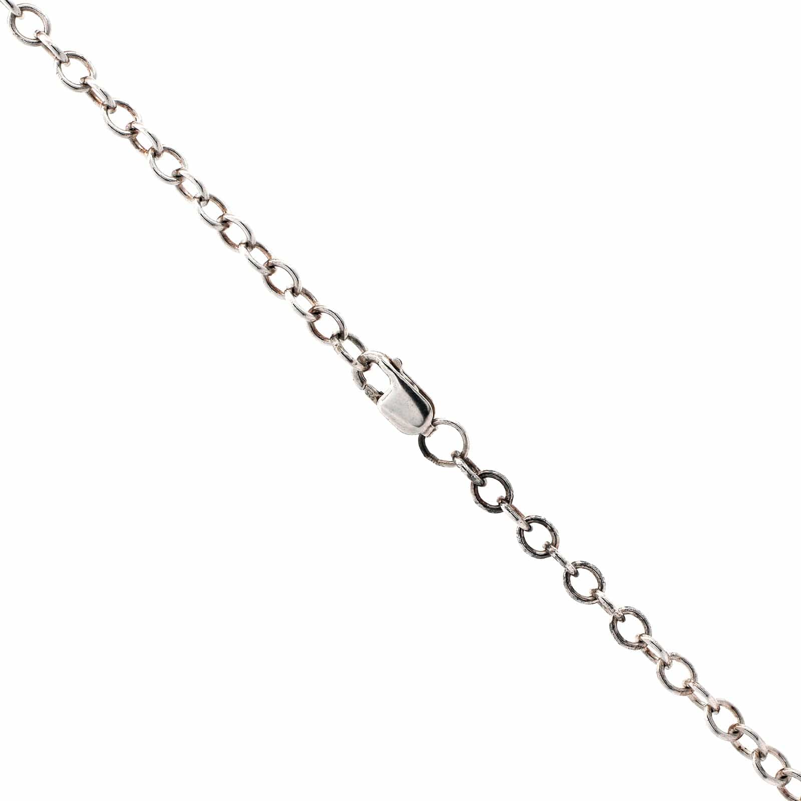 Sterling Silver Open Pendant Necklace