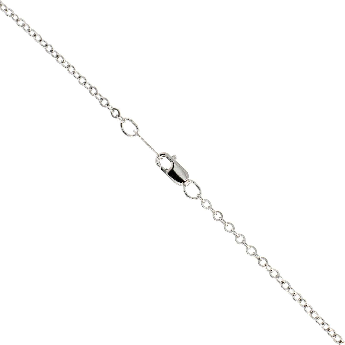 Sterling Silver Open Heart Pendant Necklace