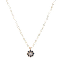 Adel Chefridi Sterling Silver Moonflower Charm Pendant Necklace