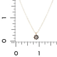Adel Chefridi Sterling Silver Moonflower Charm Pendant Necklace