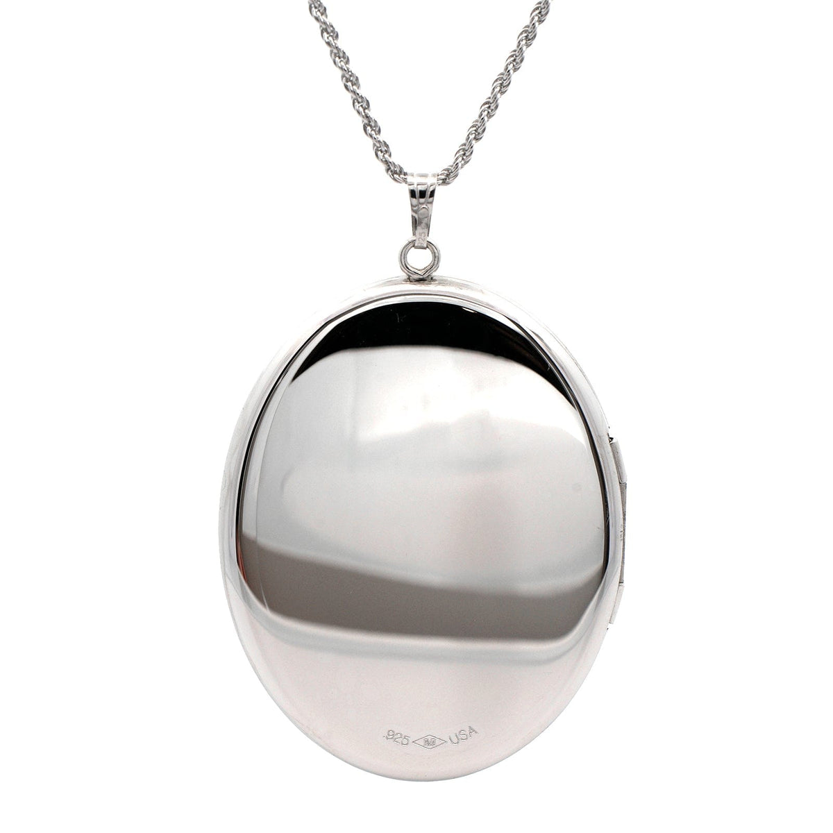 Sterling Silver Oval Locket