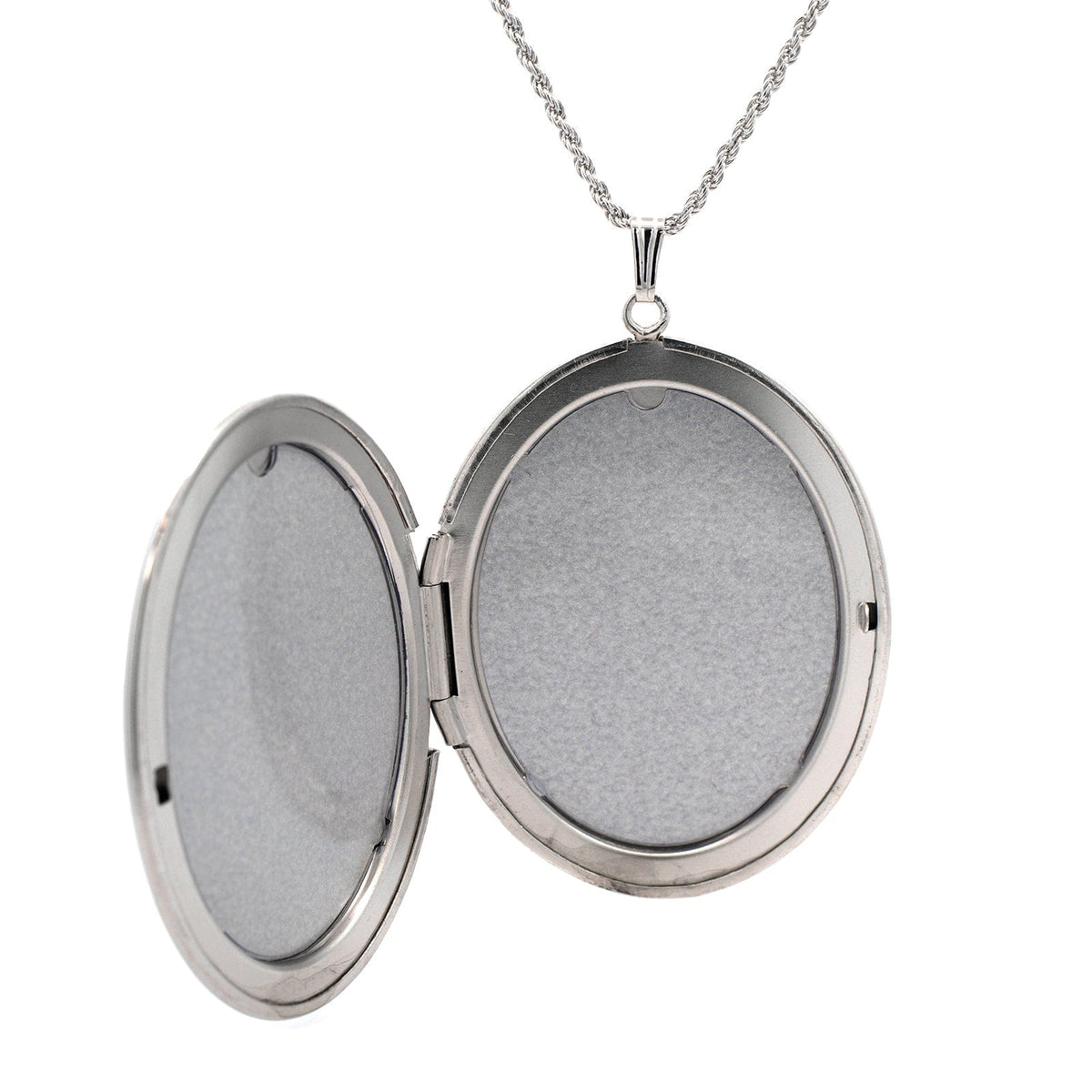 Sterling Silver Oval Locket