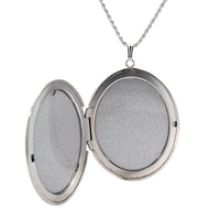 Sterling Silver Oval Locket